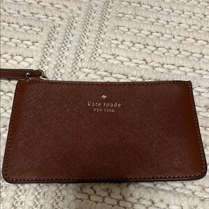 Kate Spade Rich Brown Wristlet